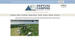 Desktop Screenshot of neptunicamping.se