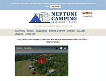 Tablet Screenshot of neptunicamping.se